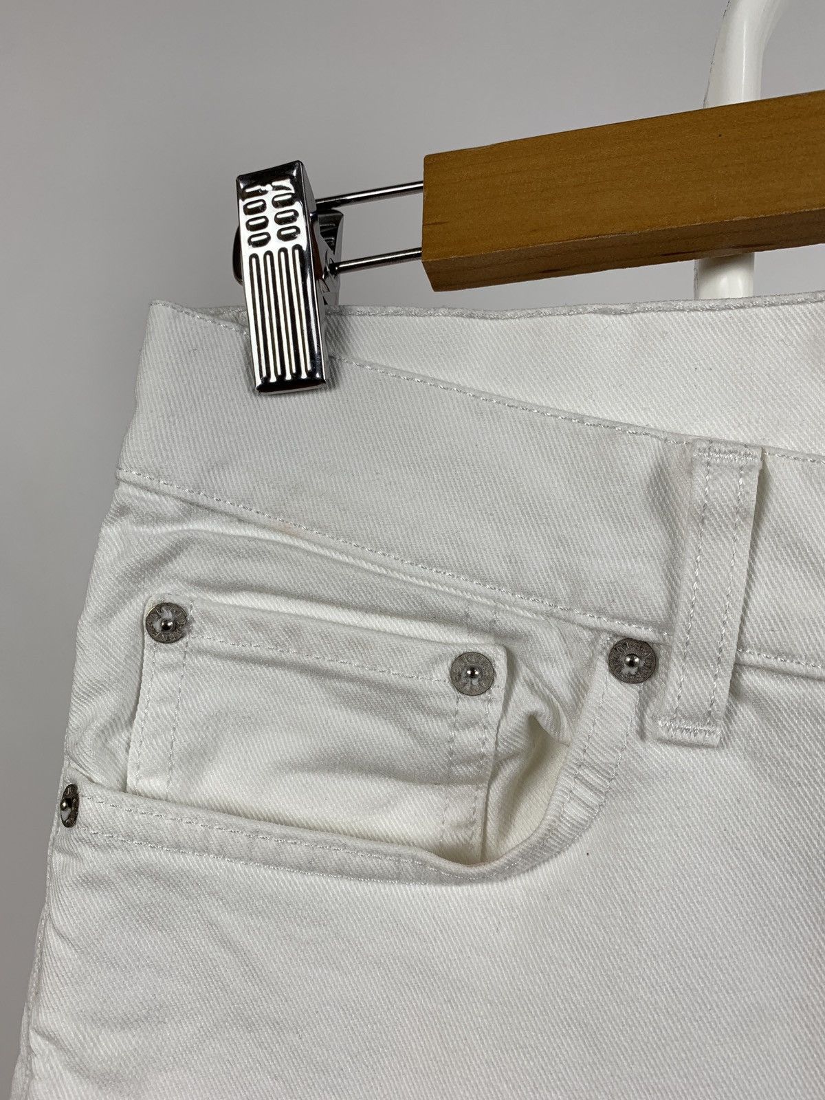 Acne Studios Acne Studios Ace White Slim Denim Jeans Pants Size US 28 / EU 44 - 8 Thumbnail