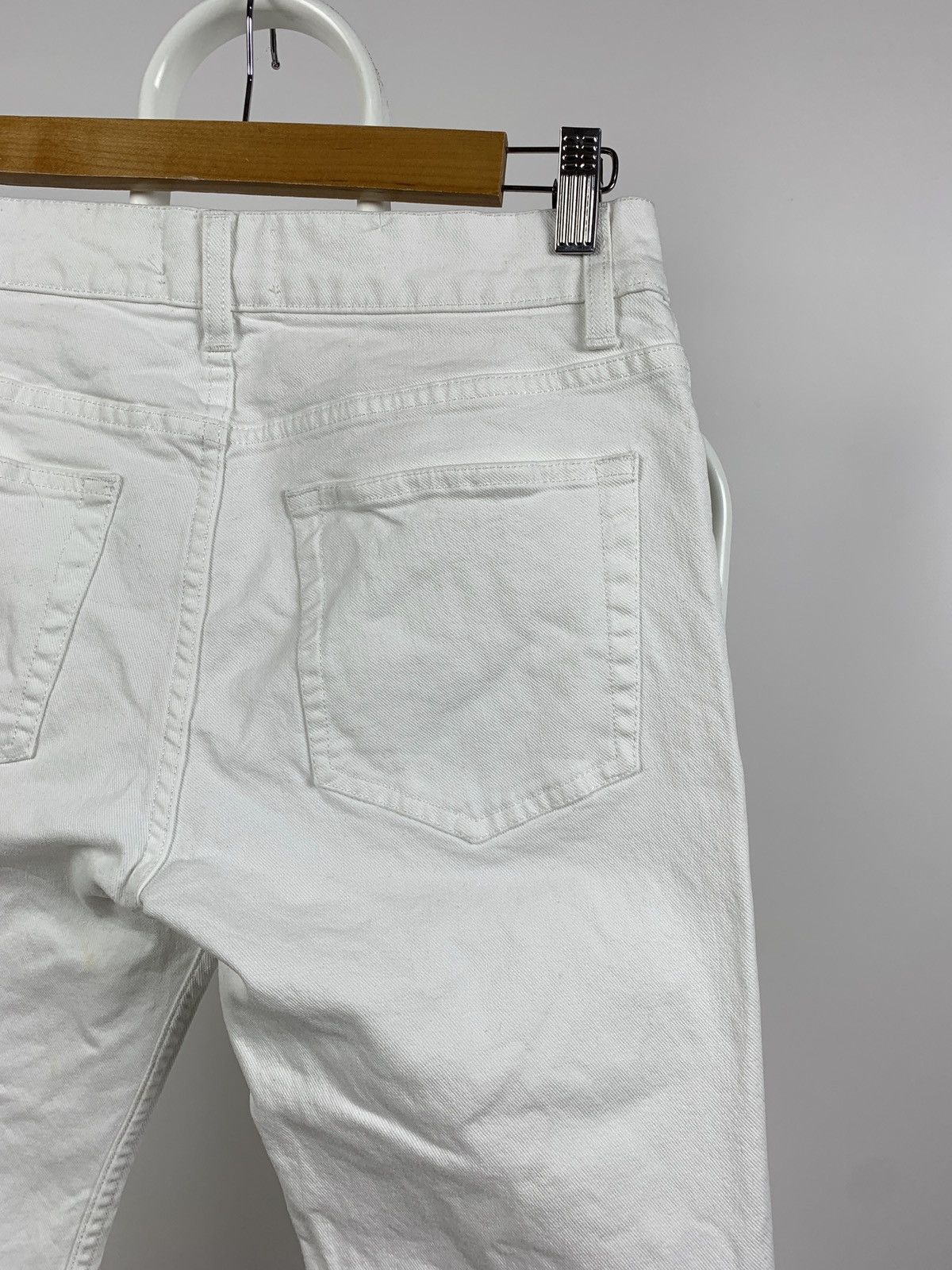 Acne Studios Acne Studios Ace White Slim Denim Jeans Pants Size US 28 / EU 44 - 14 Thumbnail