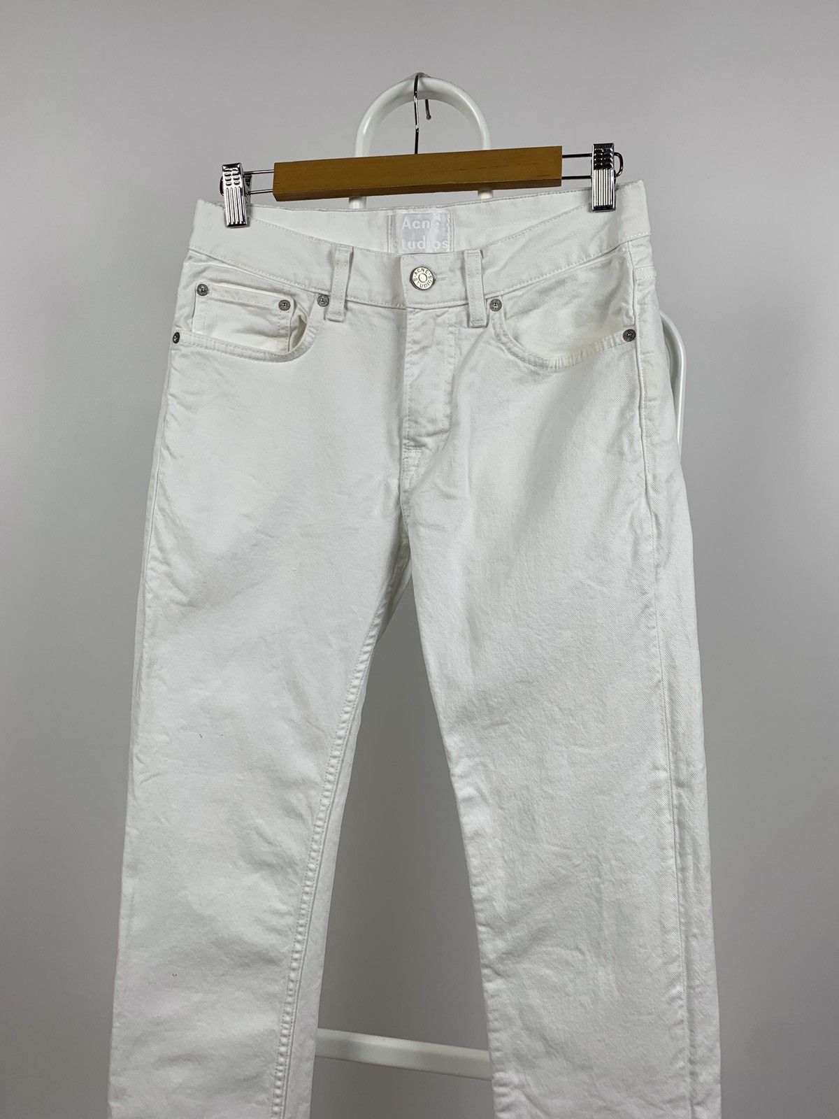 Acne Studios Acne Studios Ace White Slim Denim Jeans Pants Size US 28 / EU 44 - 3 Thumbnail