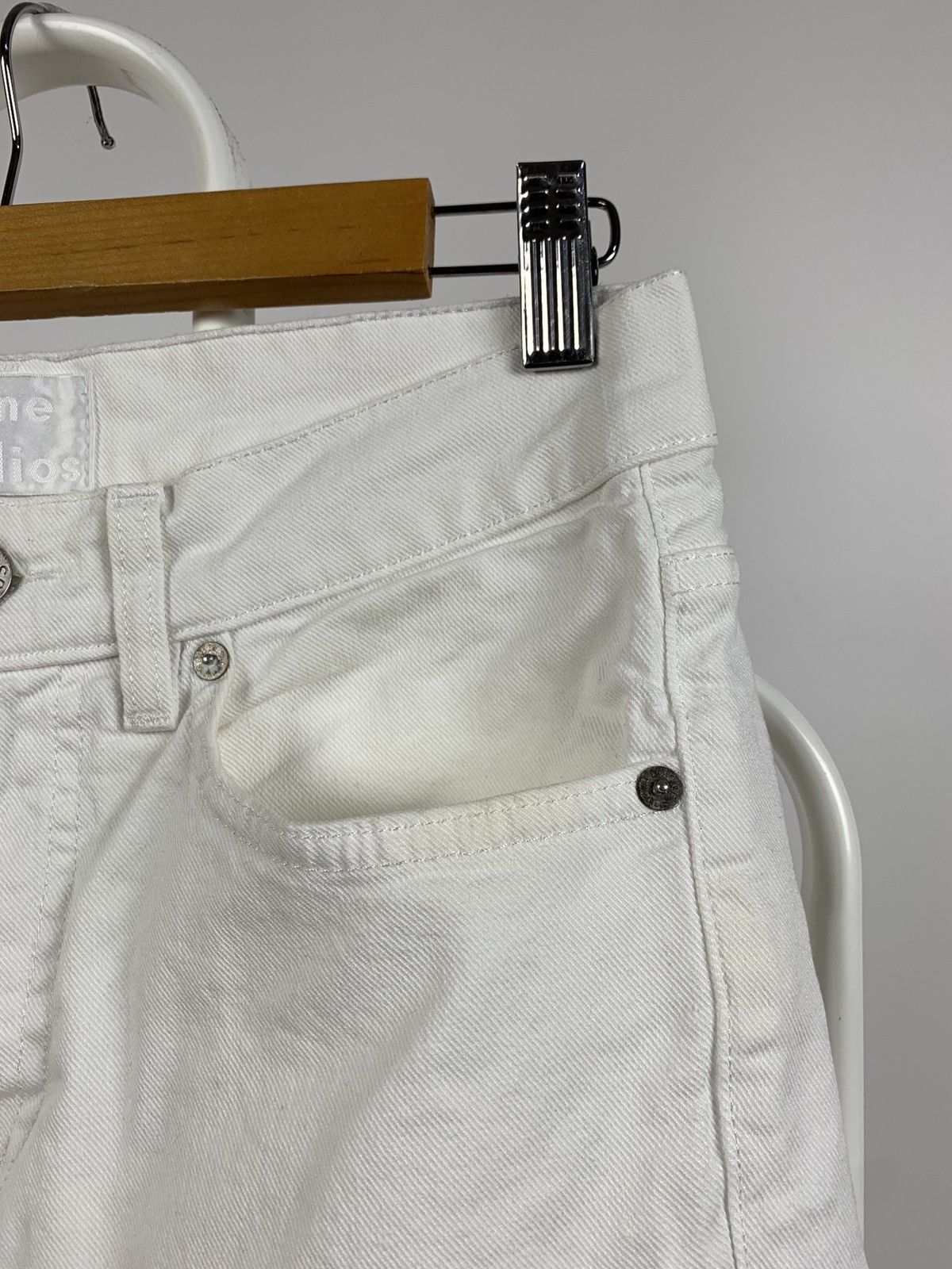 Acne Studios Acne Studios Ace White Slim Denim Jeans Pants Size US 28 / EU 44 - 9 Thumbnail