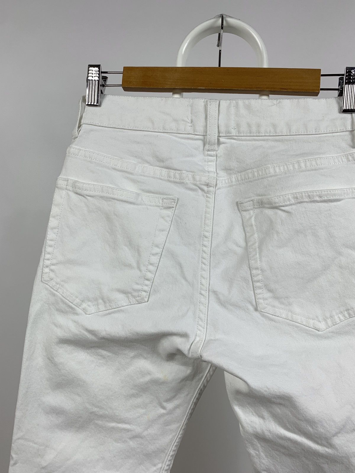 Acne Studios Acne Studios Ace White Slim Denim Jeans Pants Size US 28 / EU 44 - 13 Thumbnail