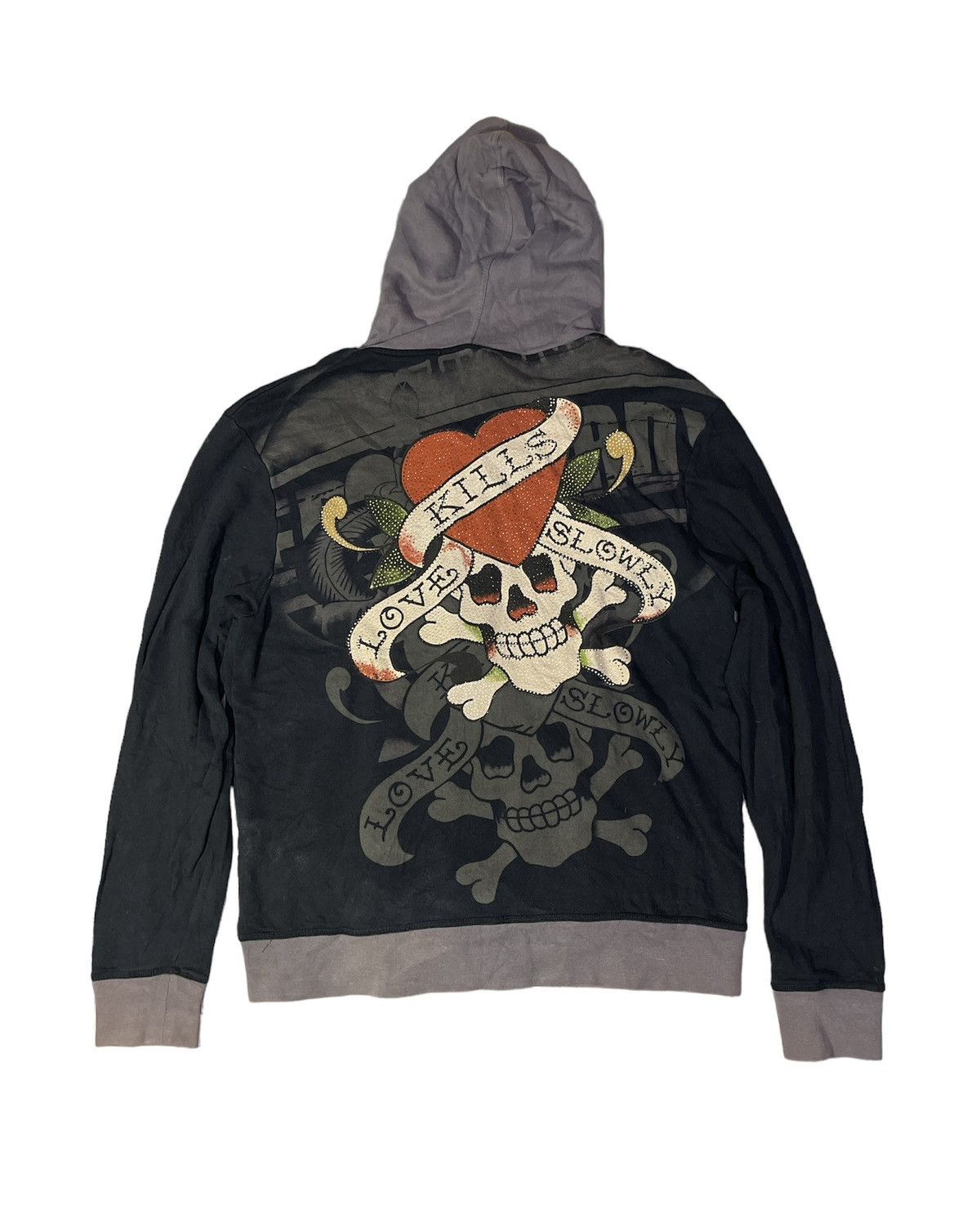Christian Audigier Vintage Christian Audigier Ed Hardy Hoodies Size US XL / EU 56 / 4 - 2 Thumbnail