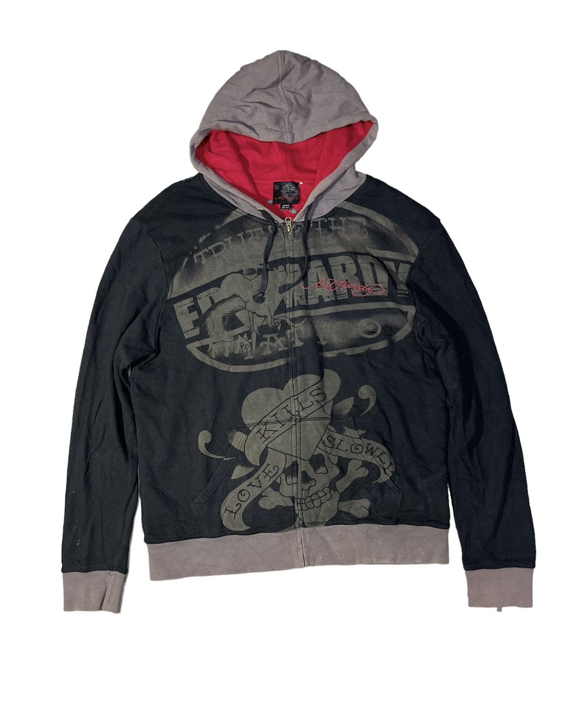 Christian Audigier Vintage Christian Audigier Ed Hardy Hoodies Size US XL / EU 56 / 4 - 1 Thumbnail