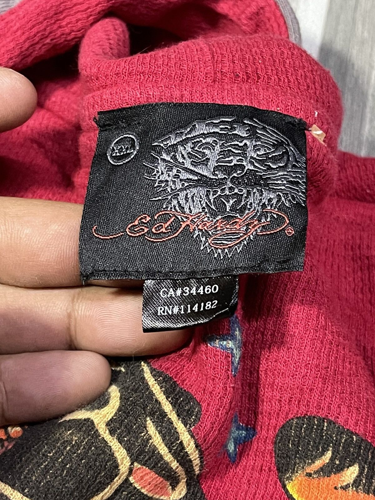Christian Audigier Vintage Christian Audigier Ed Hardy Hoodies Size US XL / EU 56 / 4 - 4 Thumbnail