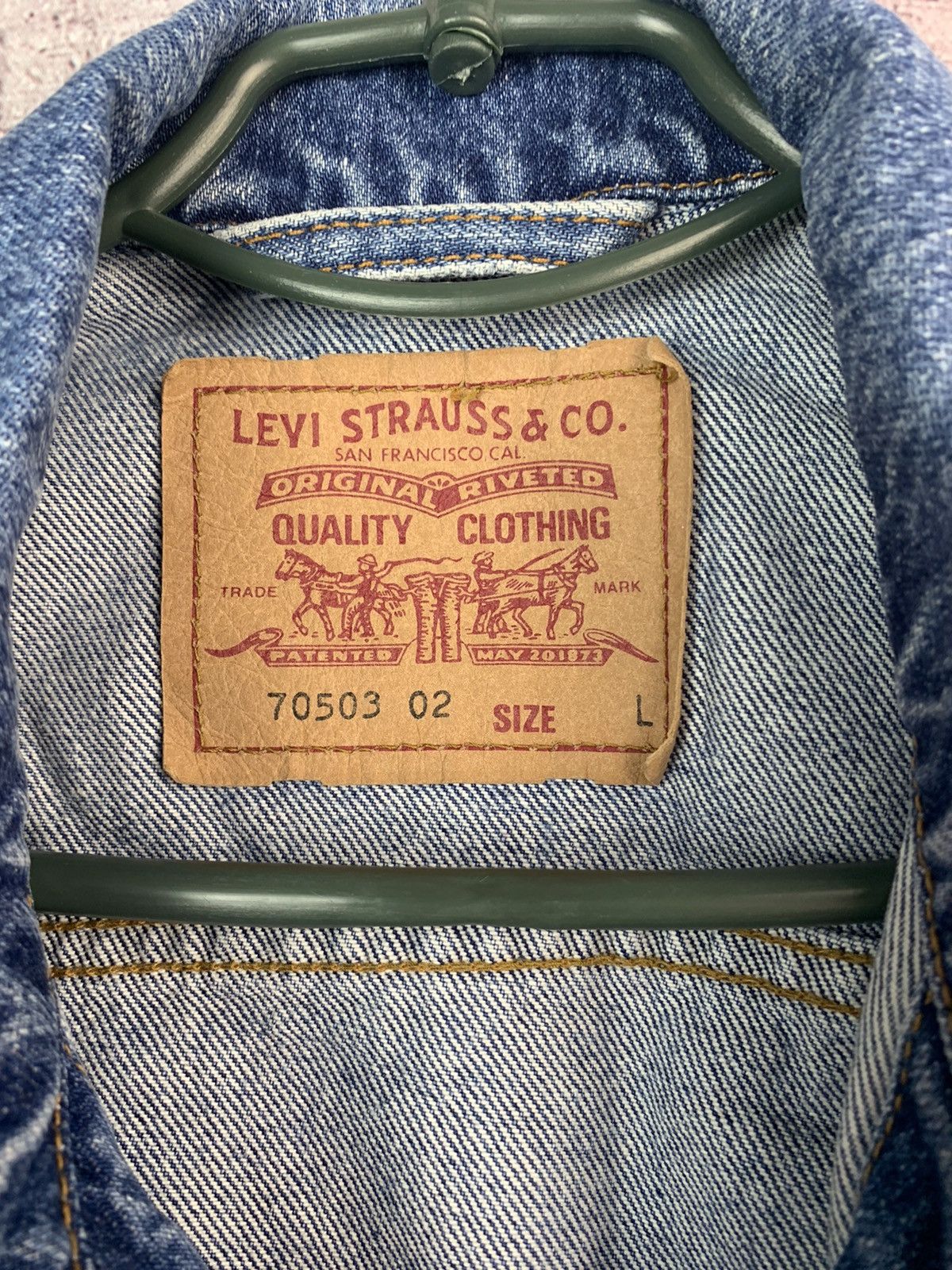 Levi's × Levi's Vintage Clothing Vintage Levis Jeans Denim Jacket Size US L / EU 52-54 / 3 - 4 Thumbnail