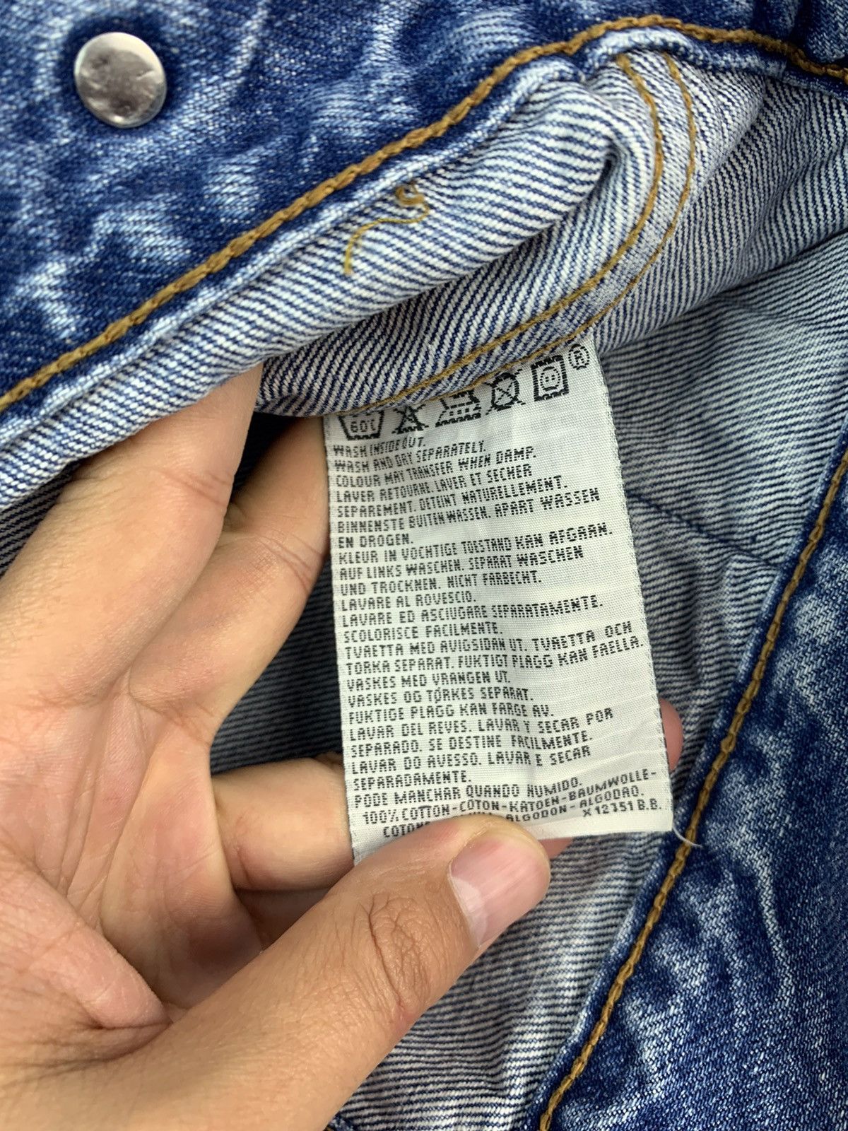 Levi's × Levi's Vintage Clothing Vintage Levis Jeans Denim Jacket Size US L / EU 52-54 / 3 - 8 Thumbnail