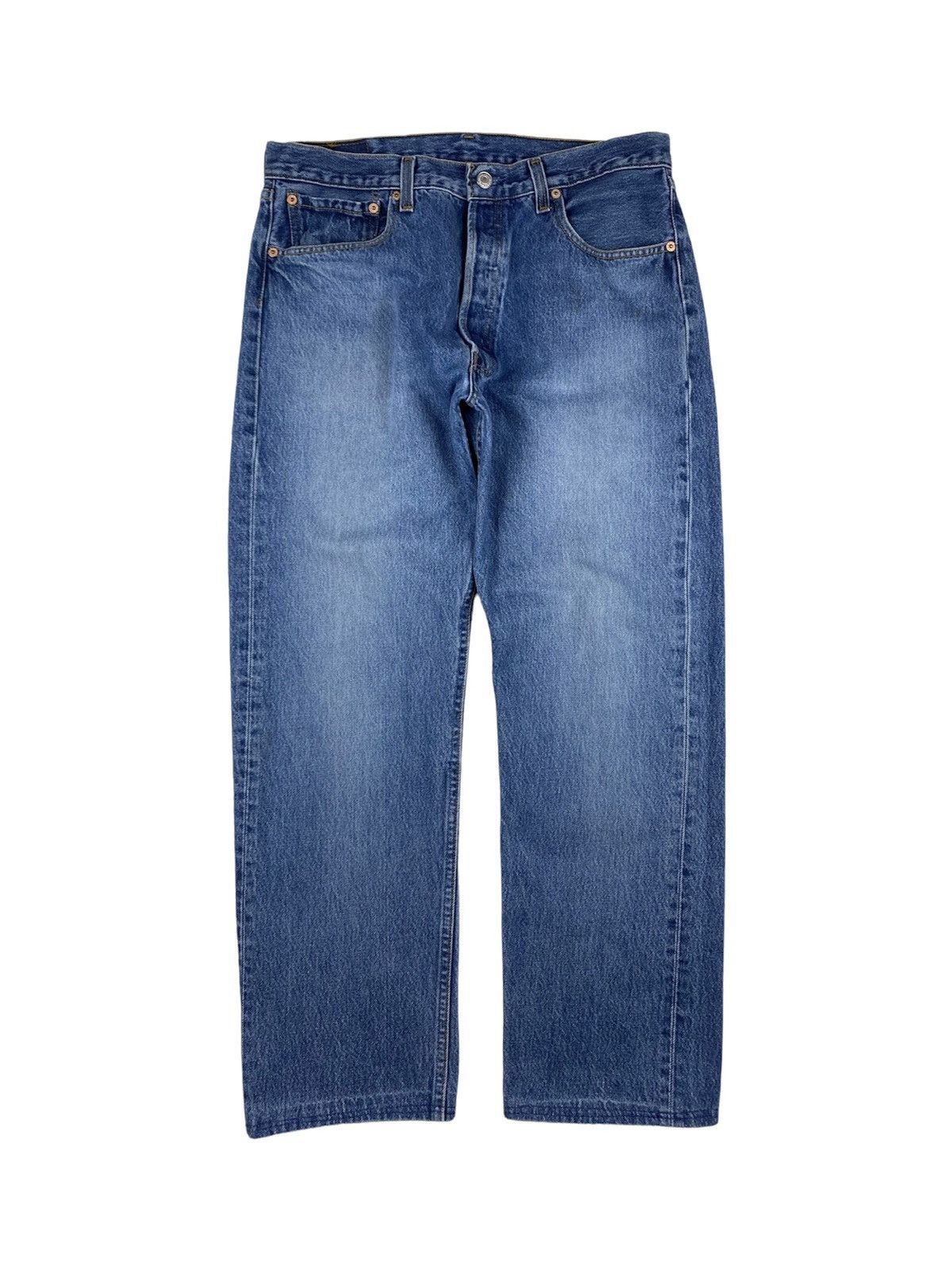 Levi's 🇺🇸 90’s Vintage Levi’s 501 Light Wash Denim Pants 34x30 Size US 34 / EU 50 - 1 Thumbnail