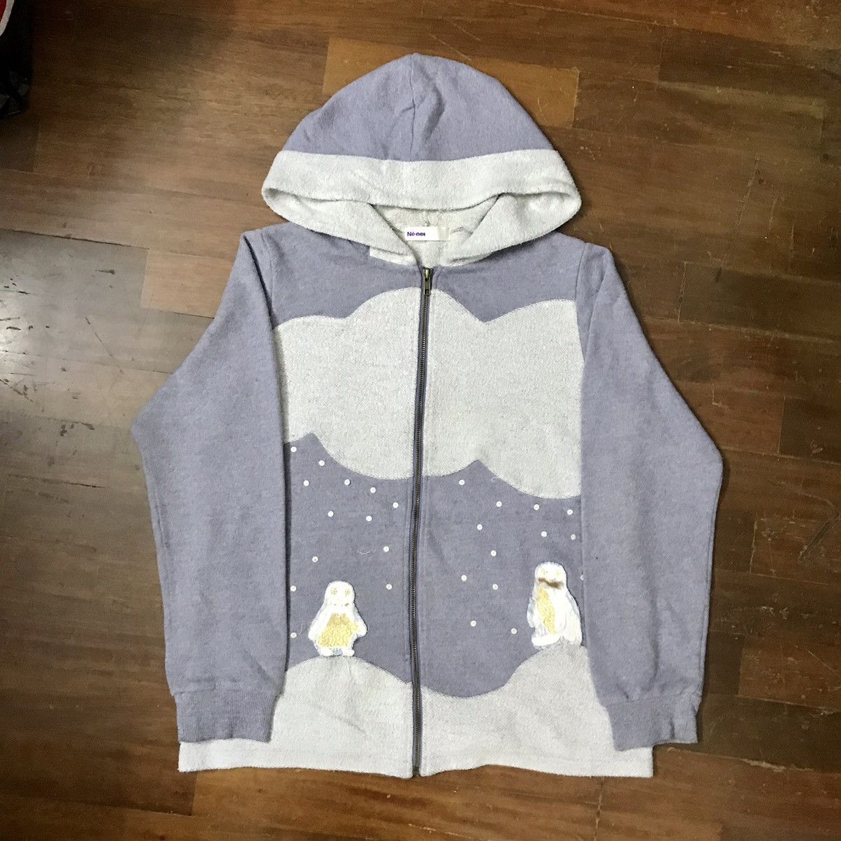 NÉ-NET ZIPPER HOODIE COOL DESIGN BY ISSEY MIYAKE DESIGNER