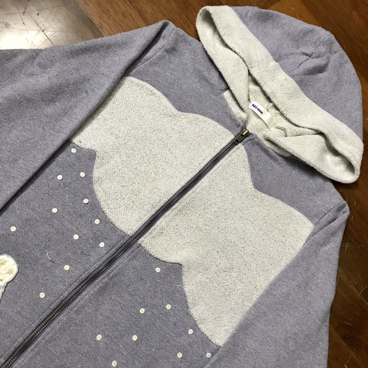 NÉ-NET ZIPPER HOODIE COOL DESIGN BY ISSEY MIYAKE DESIGNER