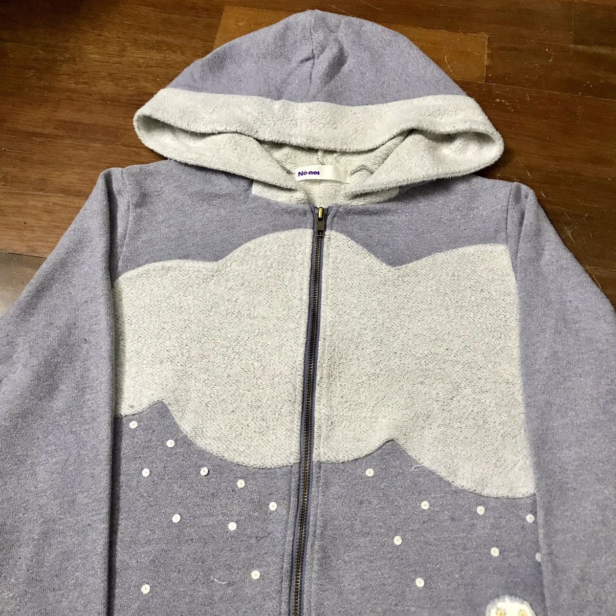 NÉ-NET ZIPPER HOODIE COOL DESIGN BY ISSEY MIYAKE DESIGNER