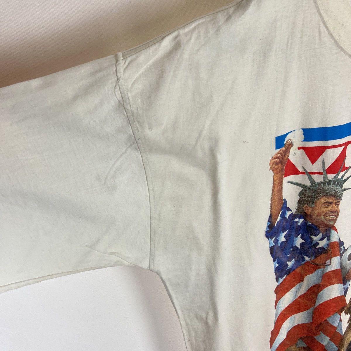 USA Olympics Vintage 90s God Turtil USA Freedom Statue caricature tee Size US XXL / EU 58 / 5 - 5 Thumbnail