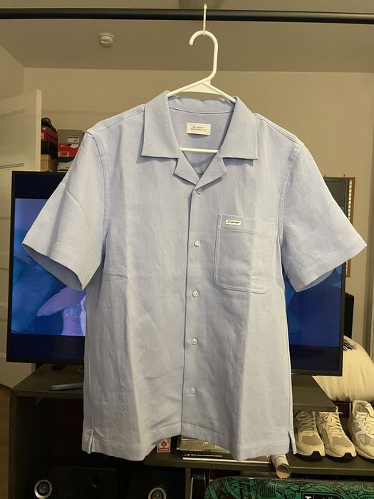 Canty Cotton Mesh Short Sleeve Shirt