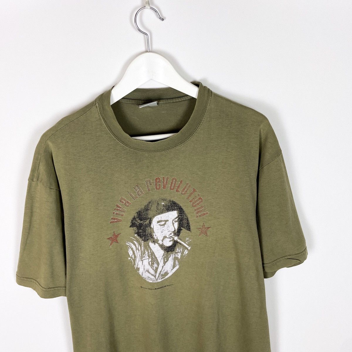 Vintage Vintage 90s Che Guevara Viva La Revolution Smoke Cuba tee Size US L / EU 52-54 / 3 - 2 Thumbnail