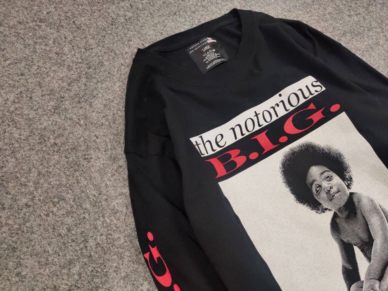 Rap Tees Vintage The Notorious BIG x Culture Kings Long sleeve shirt Size US L / EU 52-54 / 3 - 7 Thumbnail