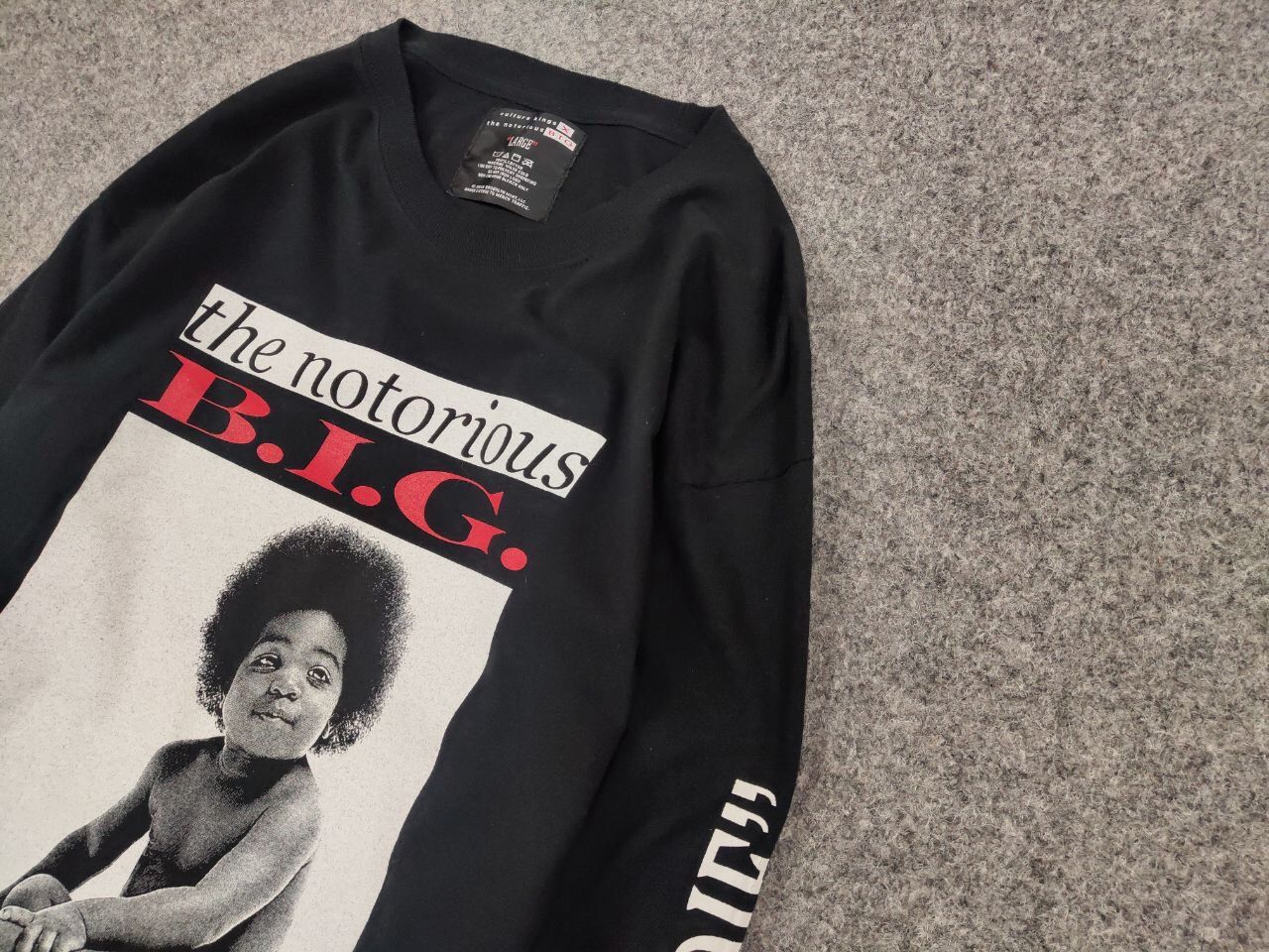Rap Tees Vintage The Notorious BIG x Culture Kings Long sleeve shirt Size US L / EU 52-54 / 3 - 4 Thumbnail