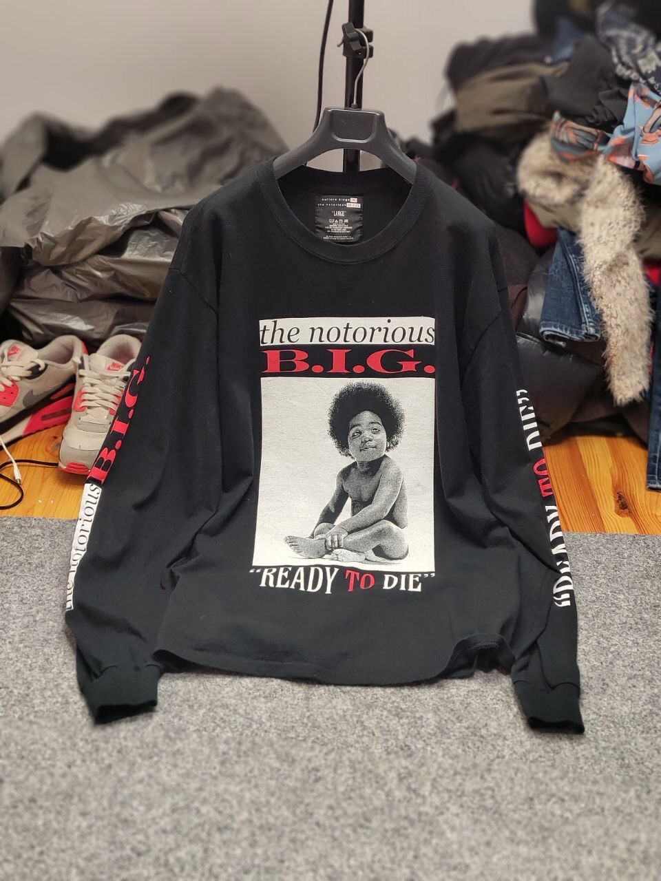 Rap Tees Vintage The Notorious BIG x Culture Kings Long sleeve shirt Size US L / EU 52-54 / 3 - 20 Thumbnail