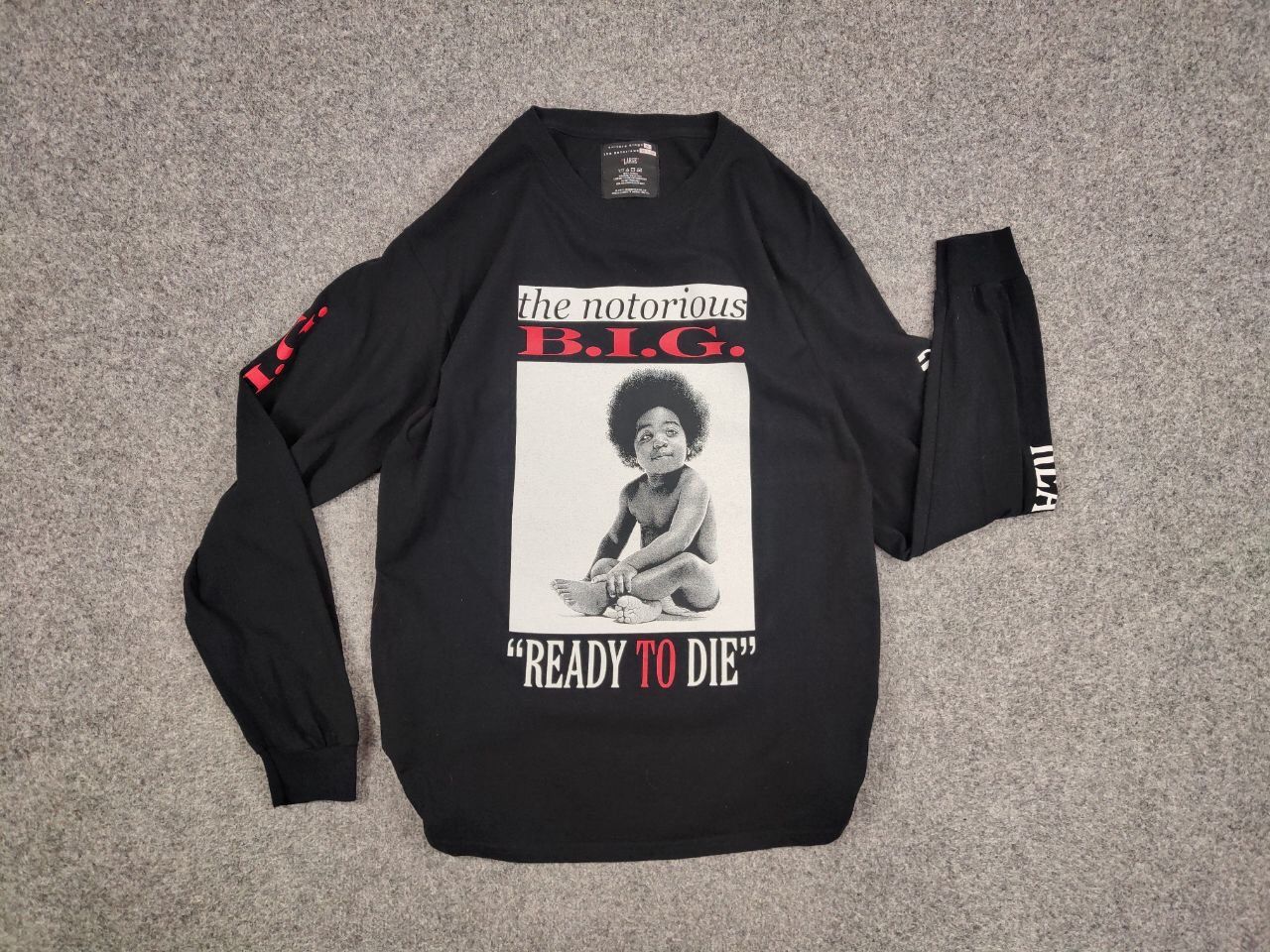 Rap Tees Vintage The Notorious BIG x Culture Kings Long sleeve shirt Size US L / EU 52-54 / 3 - 14 Thumbnail