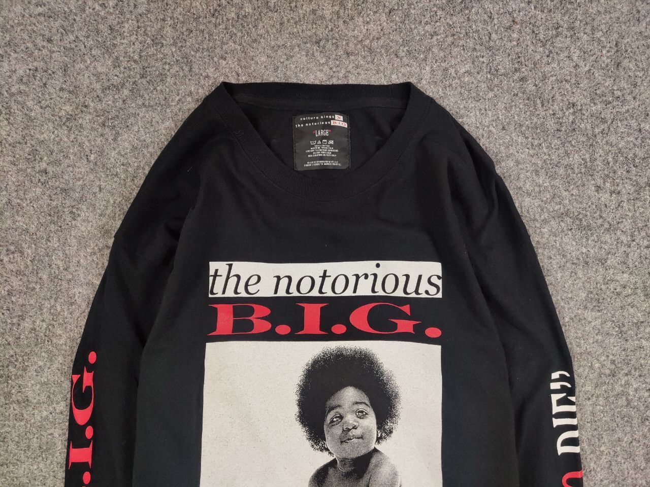Rap Tees Vintage The Notorious BIG x Culture Kings Long sleeve shirt Size US L / EU 52-54 / 3 - 8 Thumbnail