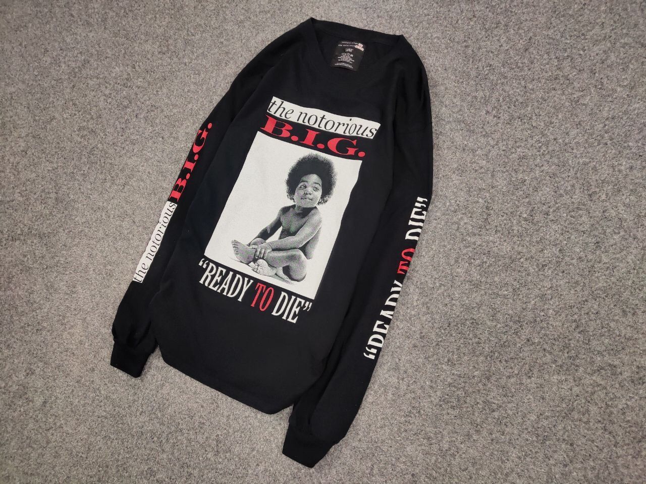 Rap Tees Vintage The Notorious BIG x Culture Kings Long sleeve shirt Size US L / EU 52-54 / 3 - 3 Thumbnail
