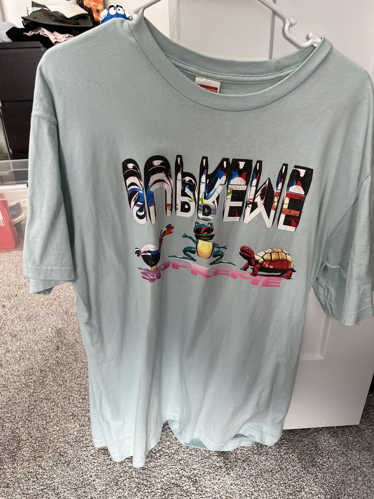 Supreme friends tee grey online