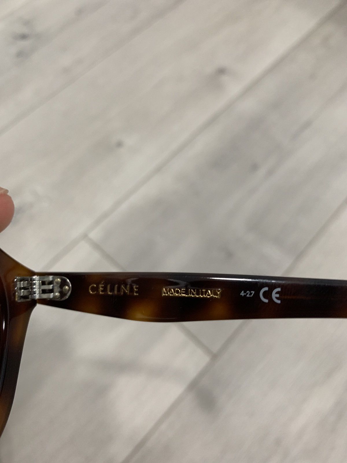 Celine Celine Round Tortoise Acetate Sunglasses by Phoebe Philo Size ONE SIZE - 3 Thumbnail