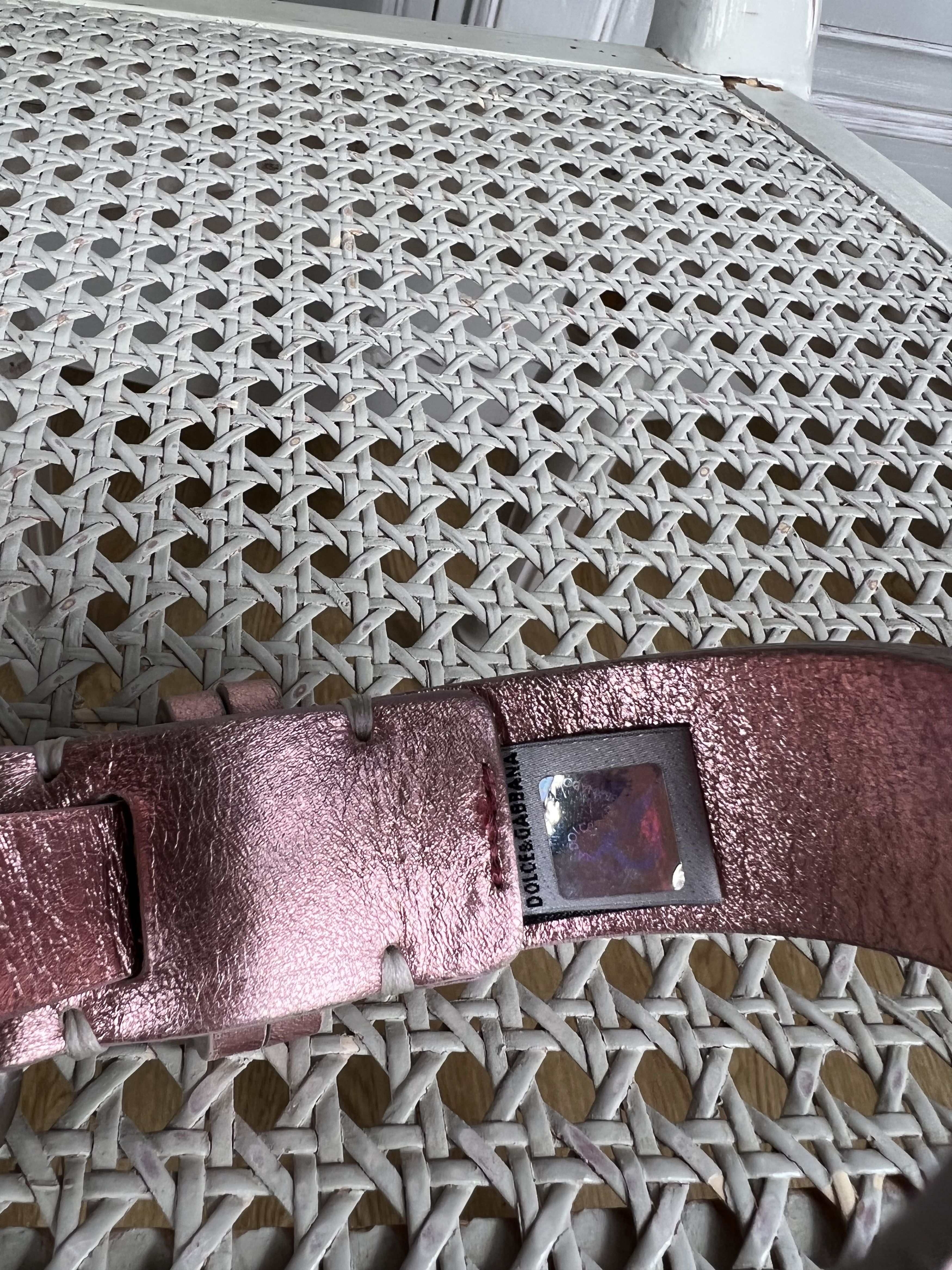 VINTAGE AVANTGARDE DOLCE GABBANA BELT