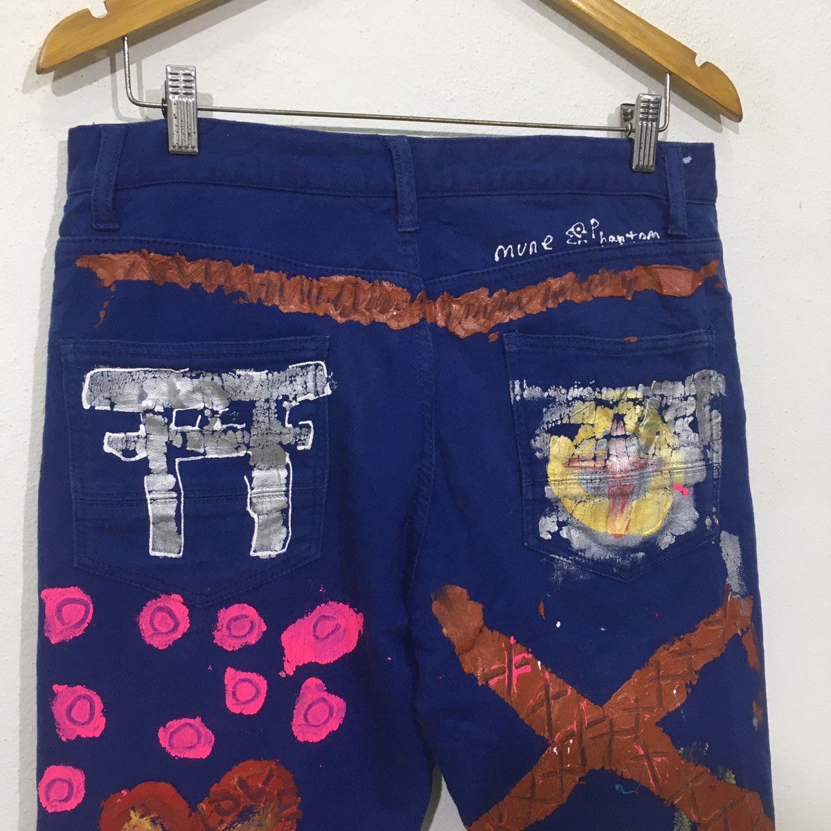 Japanese Brand Japanese Rovertry Painted Custom Pants Size US 34 / EU 50 - 6 Thumbnail