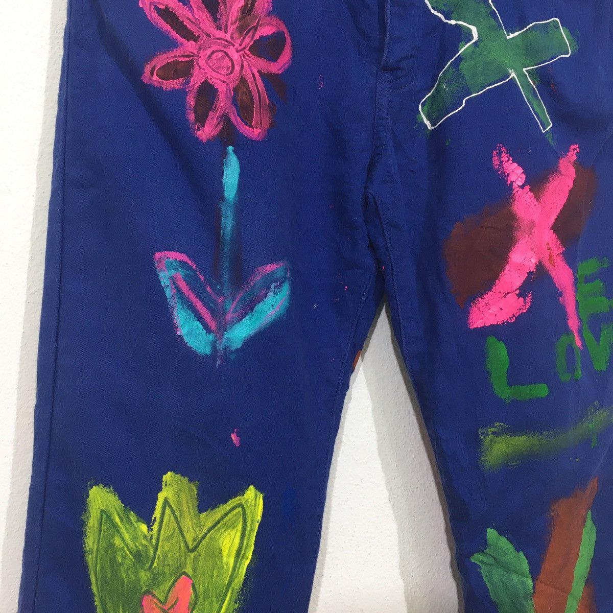 Japanese Brand Japanese Rovertry Painted Custom Pants Size US 34 / EU 50 - 4 Thumbnail
