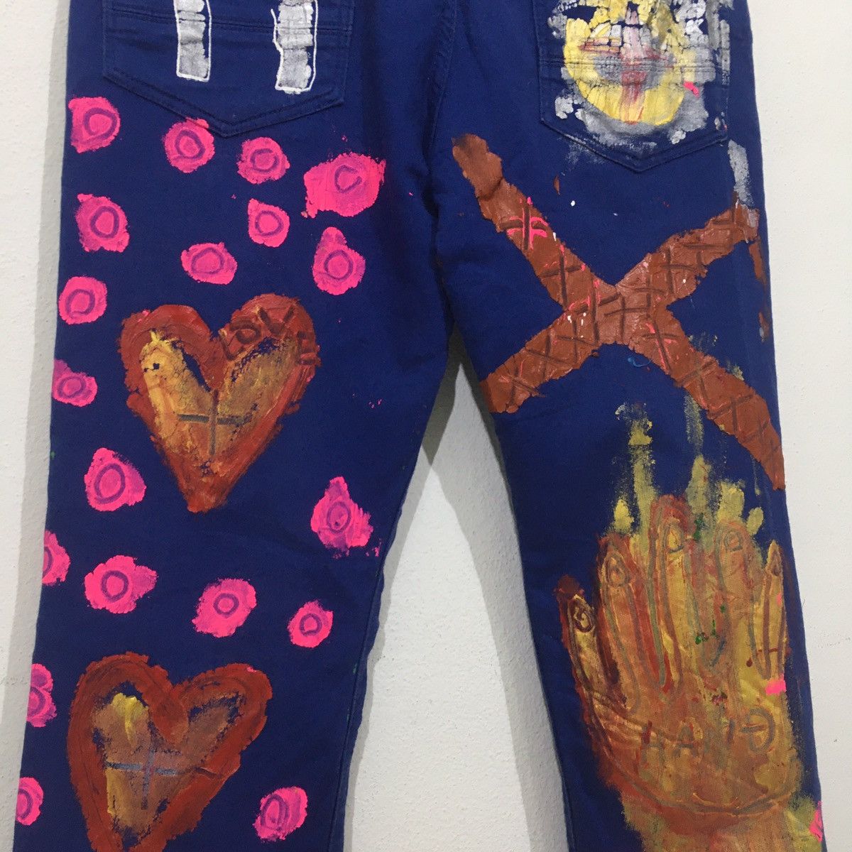 Japanese Brand Japanese Rovertry Painted Custom Pants Size US 34 / EU 50 - 8 Thumbnail