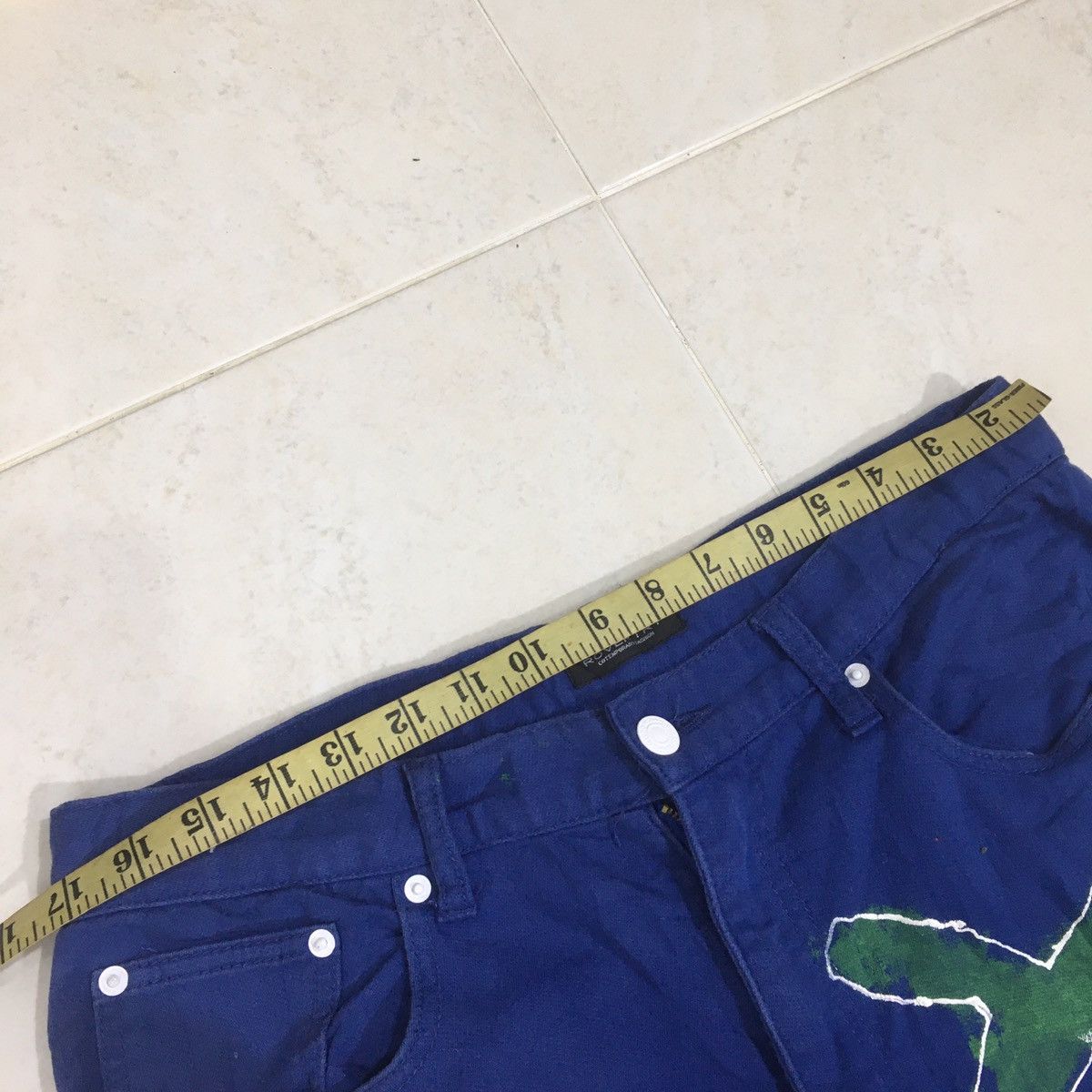Japanese Brand Japanese Rovertry Painted Custom Pants Size US 34 / EU 50 - 9 Thumbnail