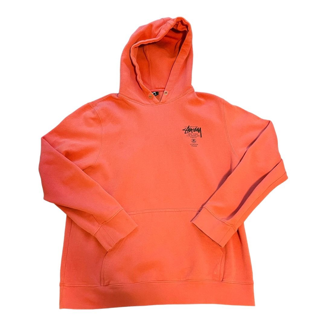 Stussy Stussy Classic Pink Hoodie Grailed
