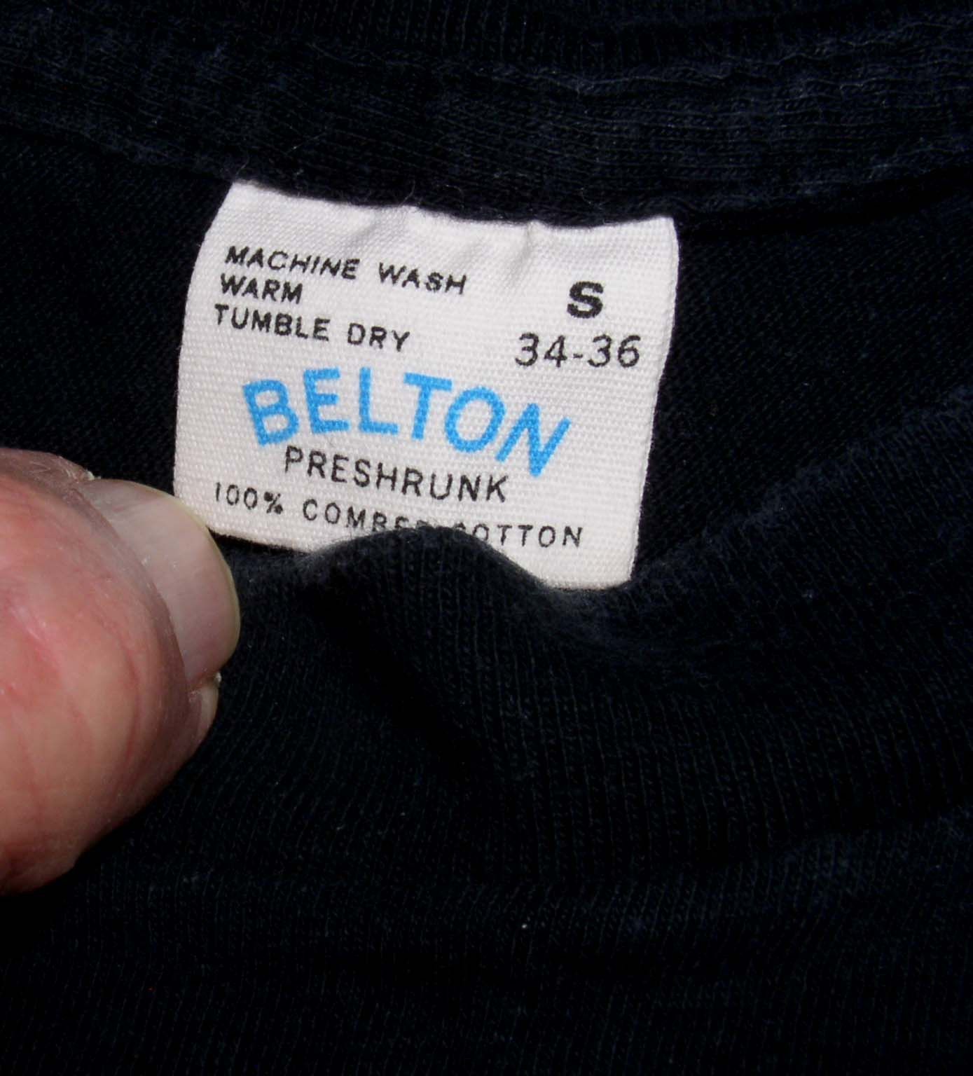 Fleetwood Mac Shirt Vintage Rainbow Glitter Logo Belton Tag