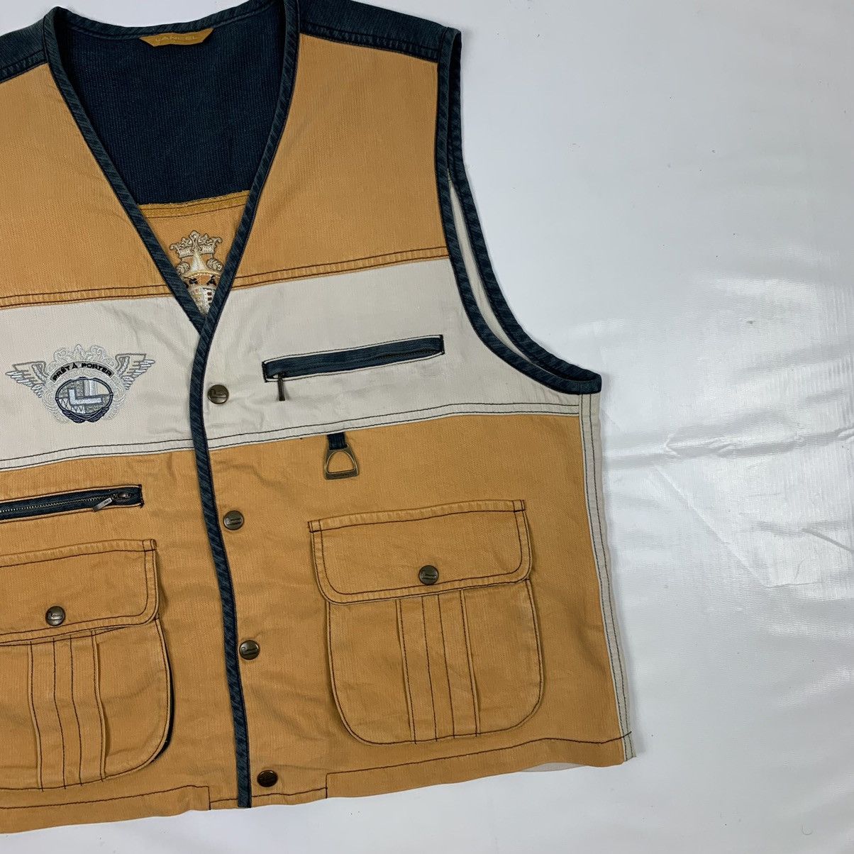 Lancel Vintage Lancel Paris Embroidery Vest Jacket Size US L / EU 52-54 / 3 - 3 Thumbnail