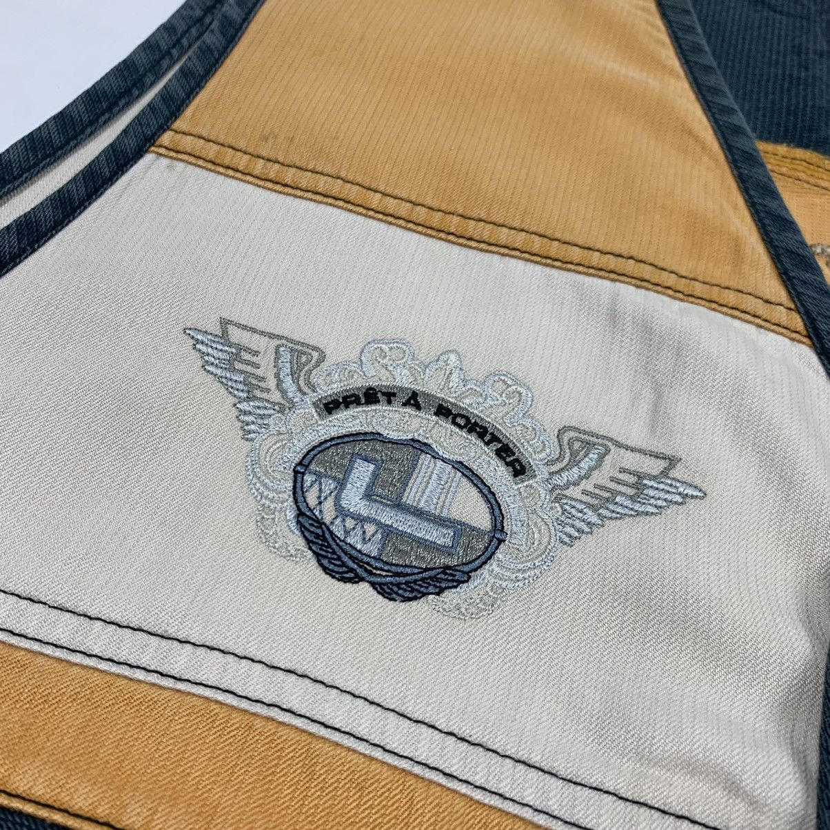 Lancel Vintage Lancel Paris Embroidery Vest Jacket Size US L / EU 52-54 / 3 - 4 Thumbnail