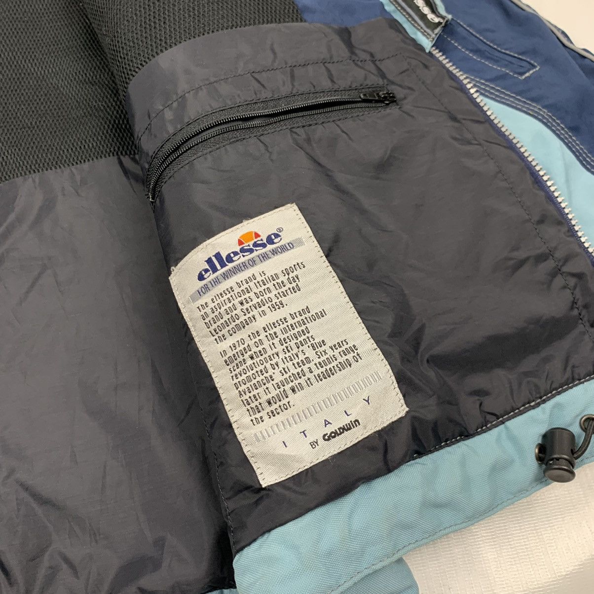 Ellesse × Goldwin × Vintage Vintage Ellesse by Goldwin Ski Hoodie Jacket Size US L / EU 52-54 / 3 - 12 Thumbnail