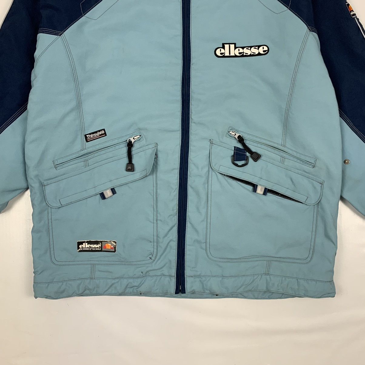 Ellesse × Goldwin × Vintage Vintage Ellesse by Goldwin Ski Hoodie Jacket Size US L / EU 52-54 / 3 - 5 Thumbnail