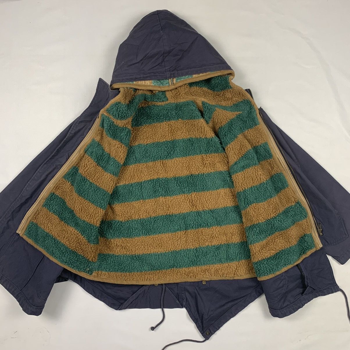 Ne-Net Vintage Ne-Net Double Layer Sherpa Hoodie Jacket Size US L / EU 52-54 / 3 - 8 Thumbnail