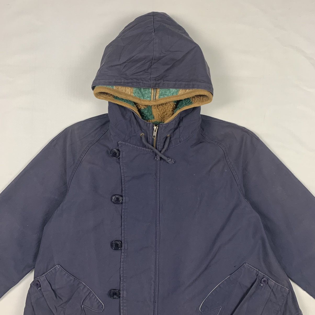Ne-Net Vintage Ne-Net Double Layer Sherpa Hoodie Jacket Size US L / EU 52-54 / 3 - 4 Thumbnail