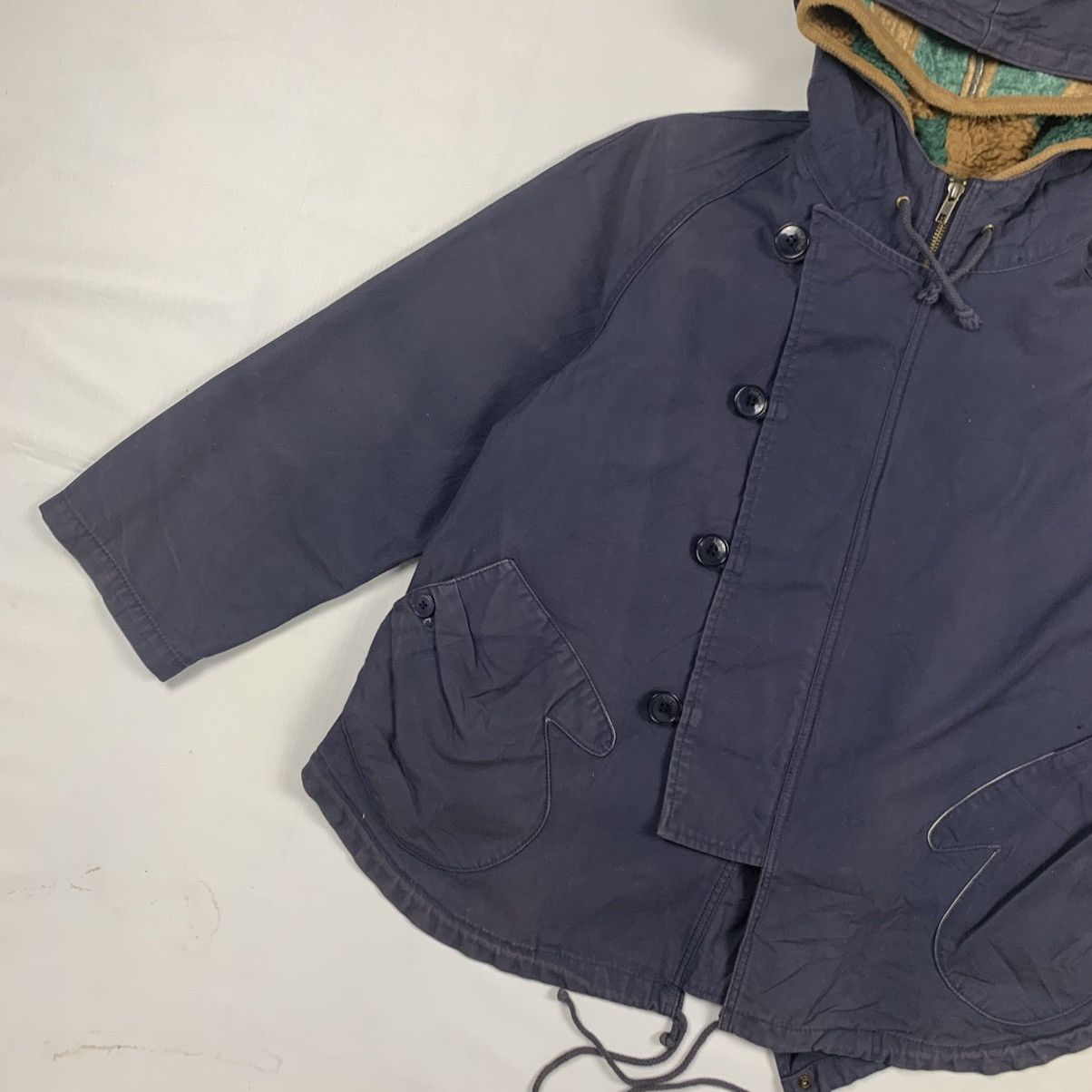 Ne-Net Vintage Ne-Net Double Layer Sherpa Hoodie Jacket Size US L / EU 52-54 / 3 - 2 Thumbnail