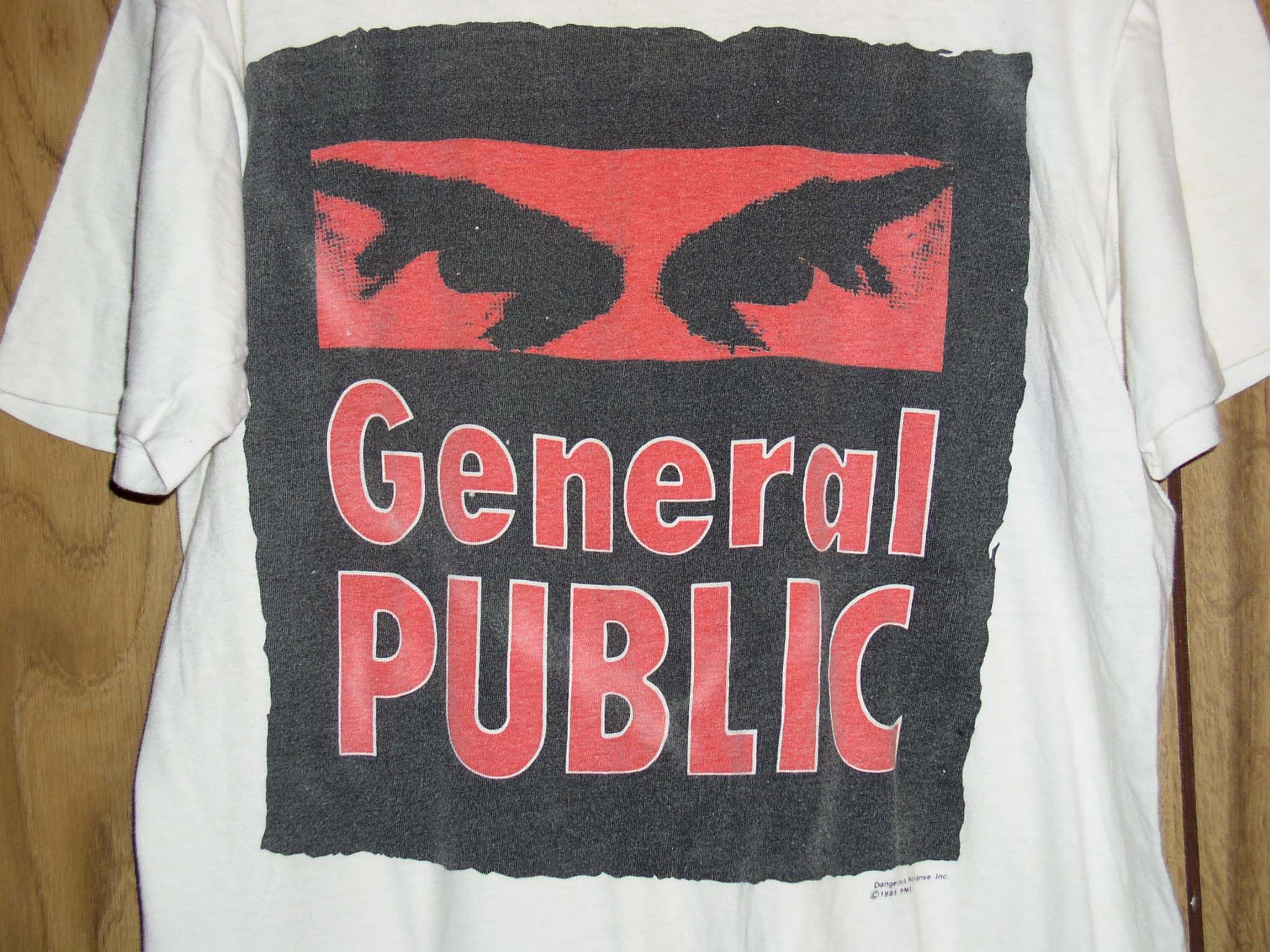 Band Tees × Vintage General Public Concert Tour T Shirt Vintage 1985 Size US L / EU 52-54 / 3 - 3 Thumbnail