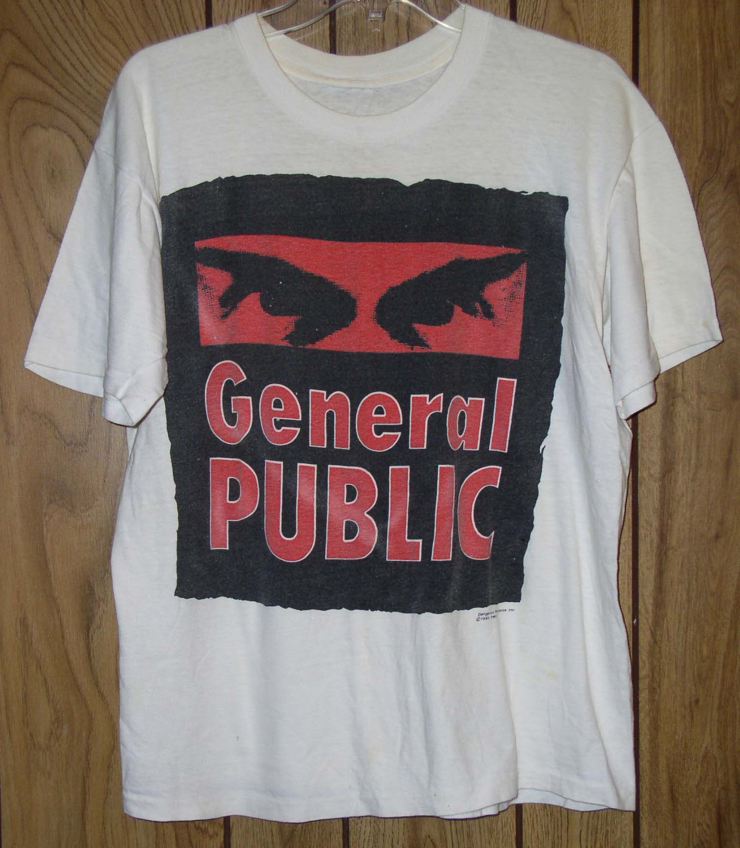 Band Tees × Vintage General Public Concert Tour T Shirt Vintage 1985 Size US L / EU 52-54 / 3 - 1 Thumbnail