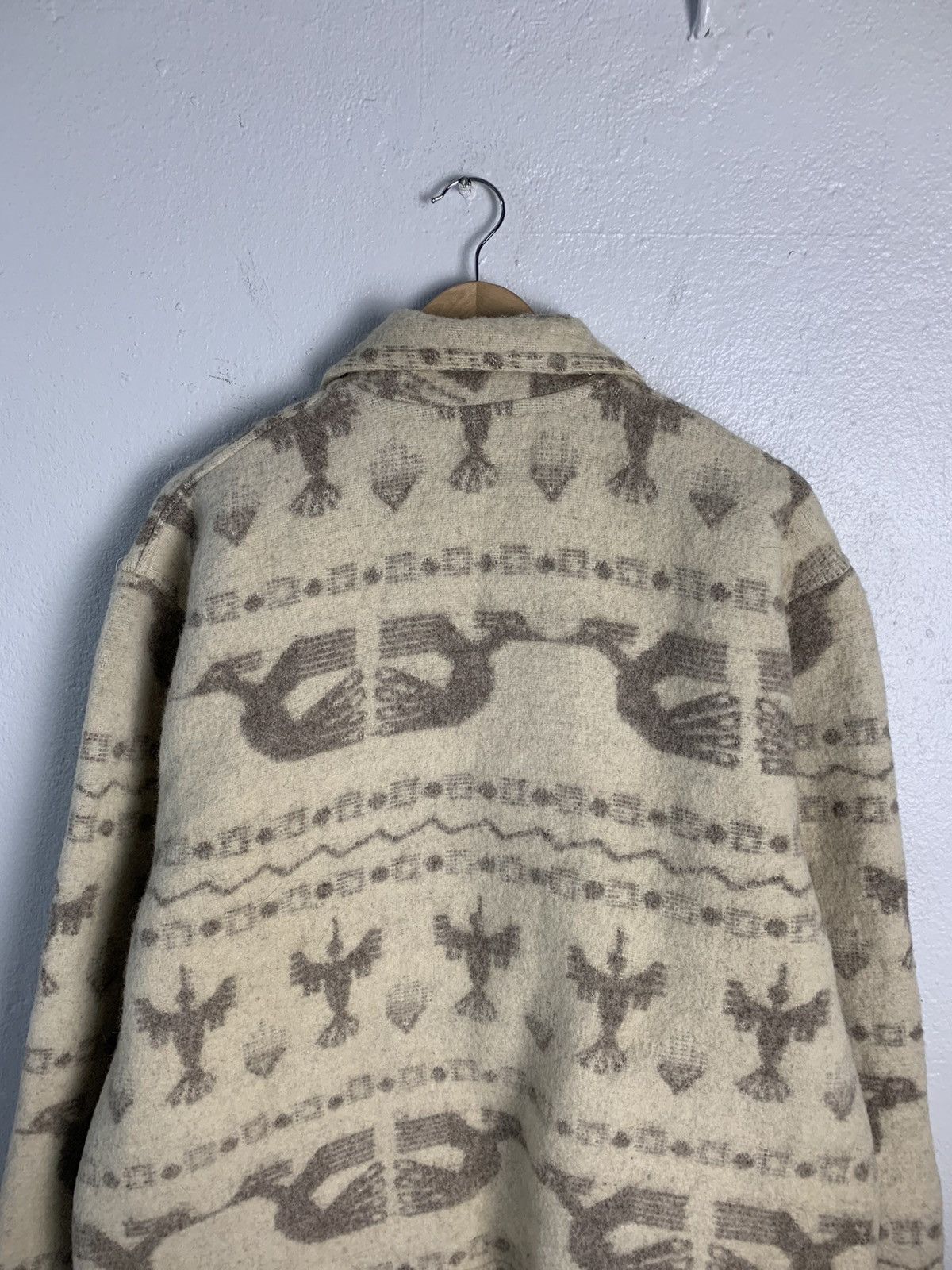 Japanese Brand Movenpick Art Design Aztech Knit Jacket Size US L / EU 52-54 / 3 - 9 Thumbnail