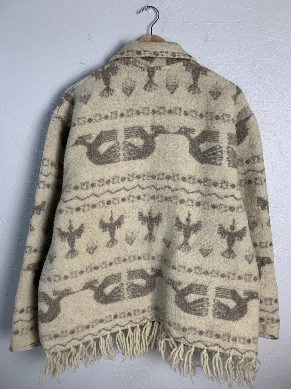 Japanese Brand Movenpick Art Design Aztech Knit Jacket Size US L / EU 52-54 / 3 - 6 Thumbnail