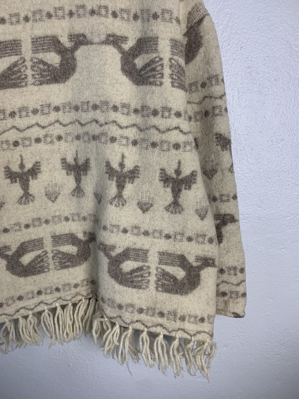 Japanese Brand Movenpick Art Design Aztech Knit Jacket Size US L / EU 52-54 / 3 - 7 Thumbnail
