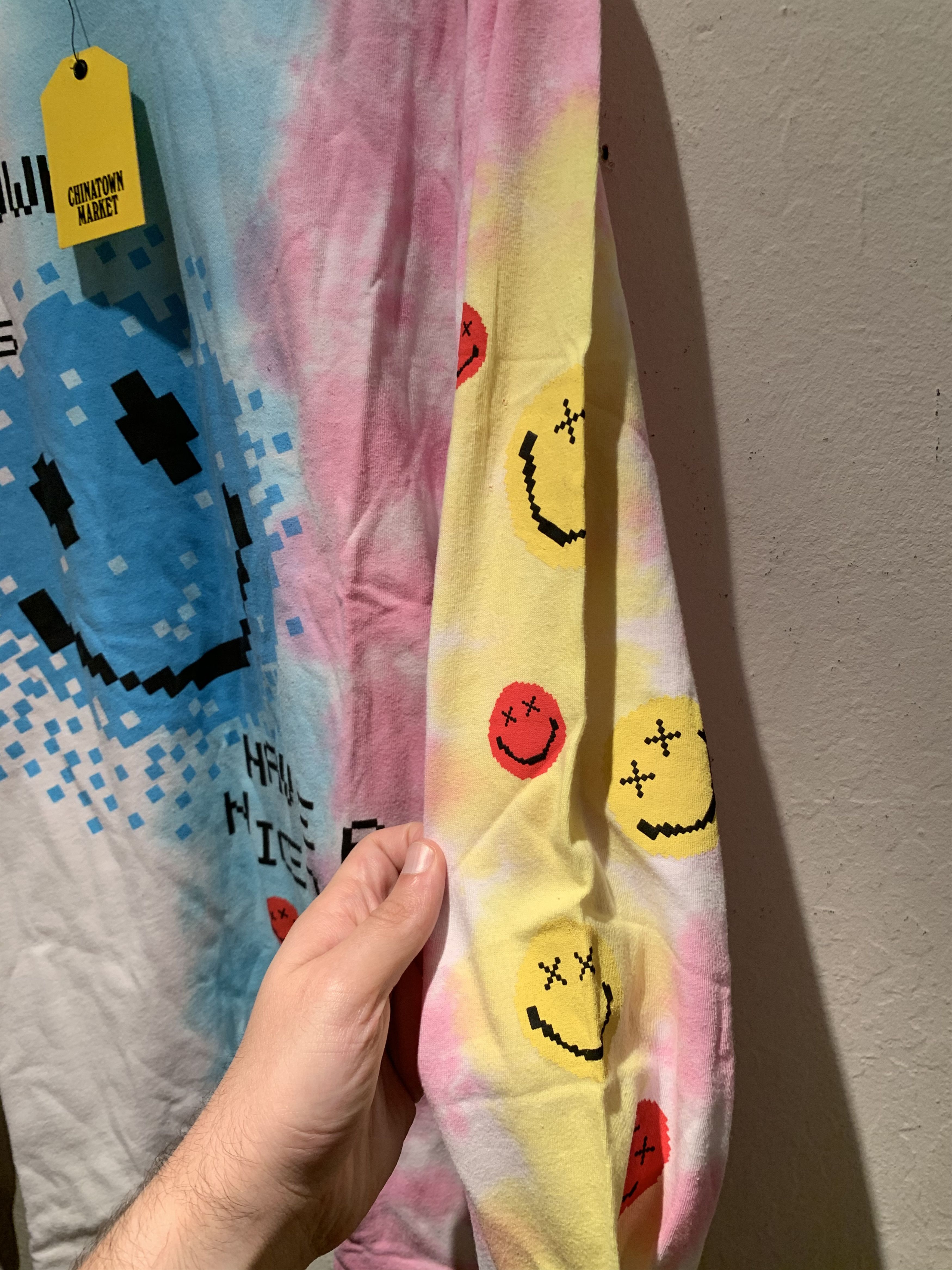 Designer × Market *RARE* Chinatown Market Smiley Anti Virus Long Sleeve Shirt Size US M / EU 48-50 / 2 - 4 Thumbnail