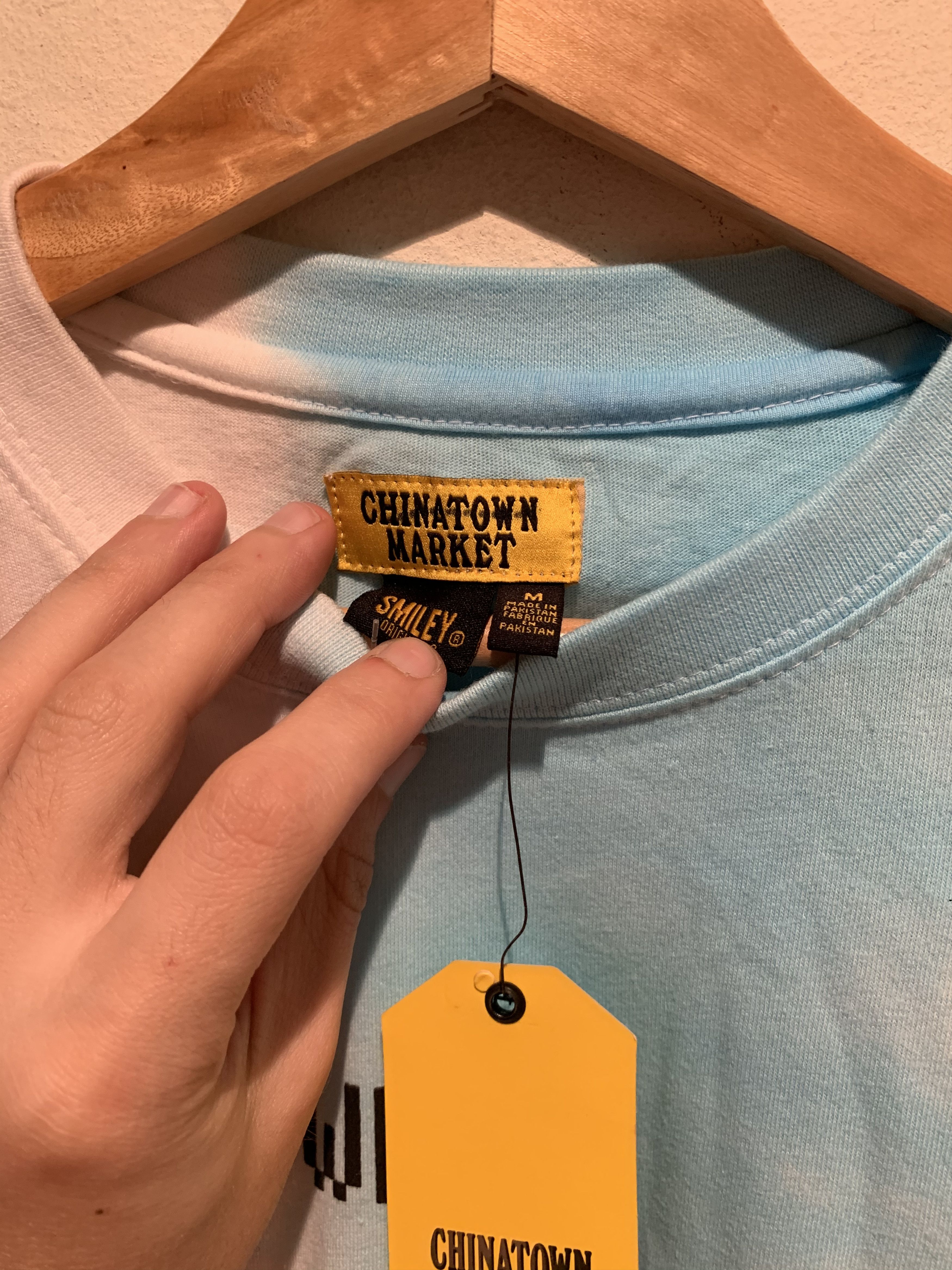 Designer × Market *RARE* Chinatown Market Smiley Anti Virus Long Sleeve Shirt Size US M / EU 48-50 / 2 - 5 Thumbnail