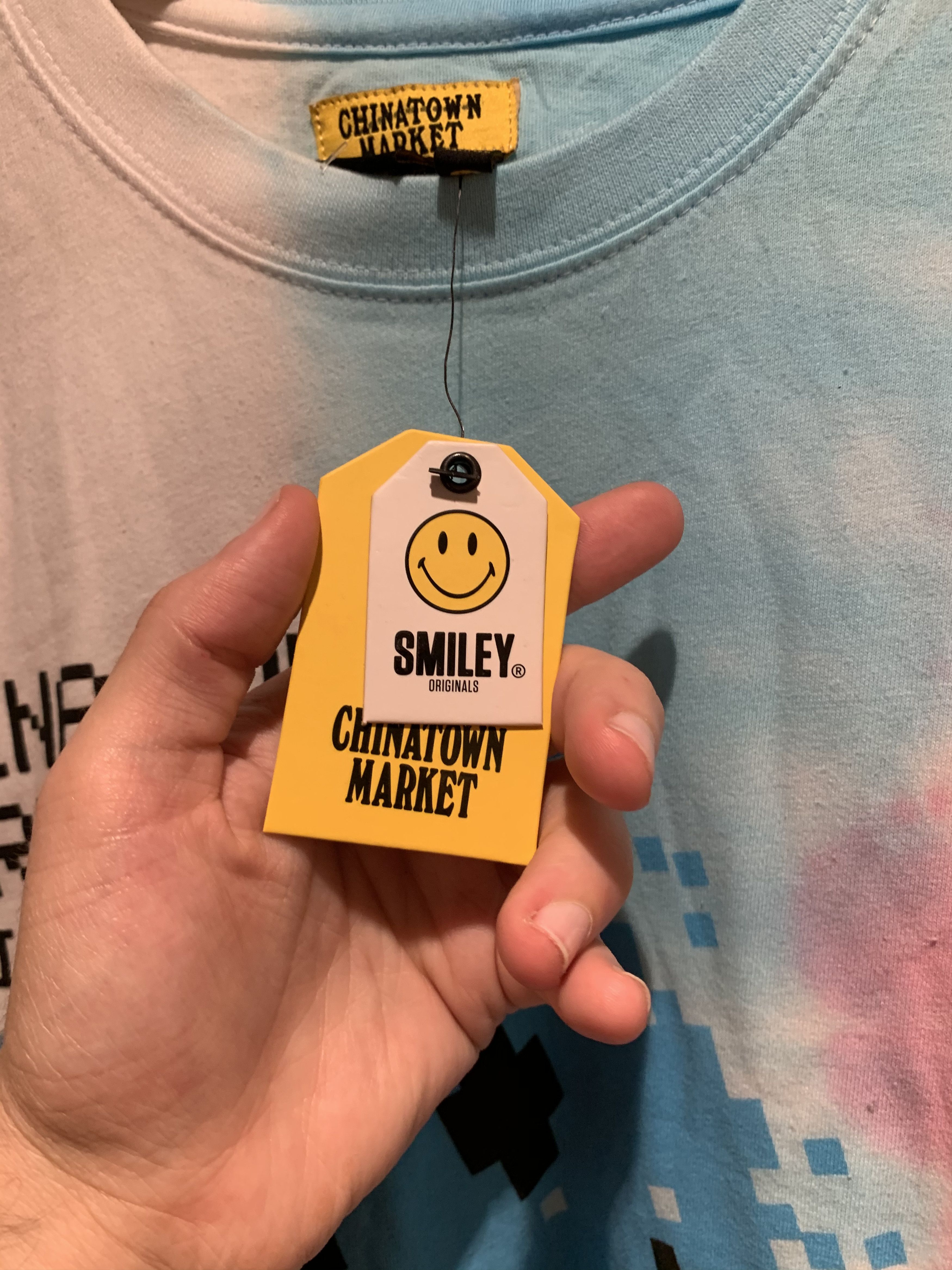 Designer × Market *RARE* Chinatown Market Smiley Anti Virus Long Sleeve Shirt Size US M / EU 48-50 / 2 - 6 Thumbnail