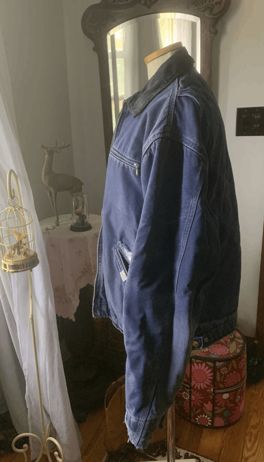 Carhartt Vintage Carhartt Detroit Jacket Faded Blue Size US M / EU 48-50 / 2 - 4 Thumbnail