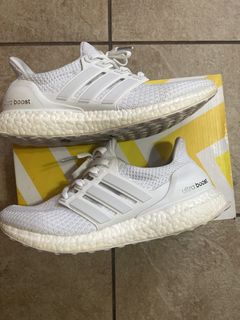 Ultra boost 2.0 triple hotsell white mens