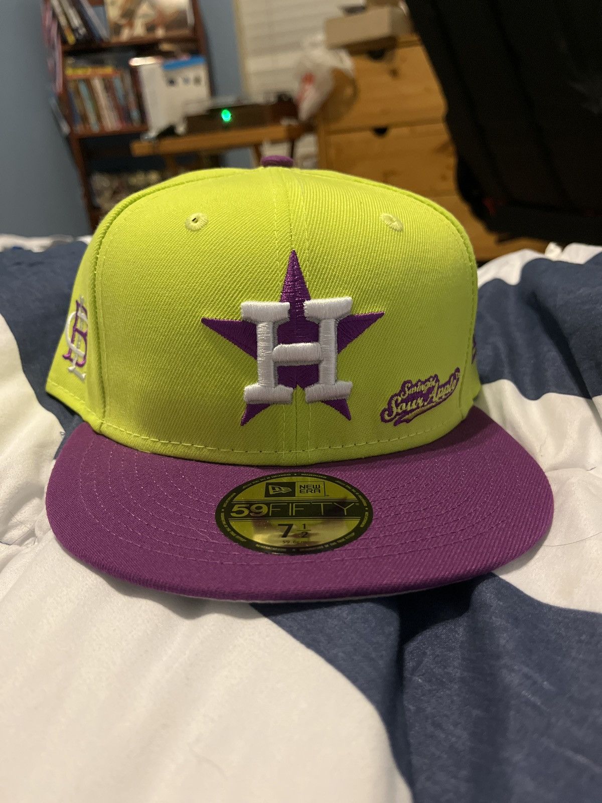 New Era, Accessories, Deadstock Houston Astros Big League Chew New Era  Fitted Hat Sz 7 2